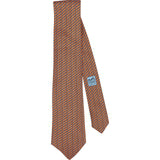 Hermès Geometric Pattern Silk Tie Krawatte