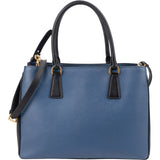 Prada Bicolor Saffiano Leather Galleria Handbag