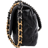 Chanel 19 Quilted Lambskin Medium Single Flap Crossbody Bag