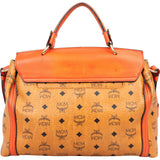 MCM Monogram Visetos Business Satchel Crossbody Handbag