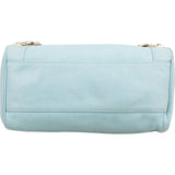 Balenciaga Blue Leather City Handbag