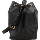 Louis Vuitton Noir Epi Leather Sac Noé Petit Shoulder Bag