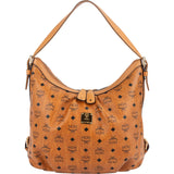 MCM Monogram Visetos Hobo Shoulder Bag