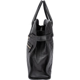 Gucci Guccissima Leather Web Detail Briefcase Handbag