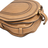 Chloé Grained Leather Marcie Saddle Crossbody Bag