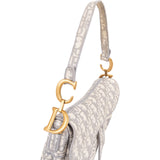 Dior Oblique Trotter Monogram Jacquard Saddle Shoulder Bag