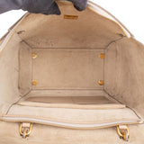 Céline Beige Grained Leather Belt Handbag
