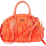 [🔄️B11 / F15] Prada Tessuto Gaufre Bauletto Bag Handbag - vintageandkickz