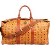 MCM Monogram Visetos Weekender Boston 55 Travel Bag