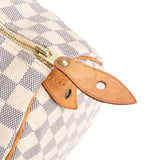 Louis Vuitton Monogram Damier Azur Canvas Speedy 35 Handbag