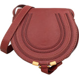 Chloé Grained Calfskin Small Marcie Saddle Crossbody Bag