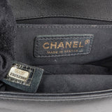 Chanel Chevron Quilted Lambskin Small Boy Single Flap Crossbody Bag