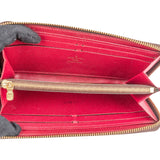 Louis Vuitton Monogram Canvas Clemence Zippy Wallet