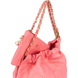 [🔄️B11 / F27] Chanel Maxi Shiny Calfskin Chanel 22 Shoulder Bag - vintageandkickz