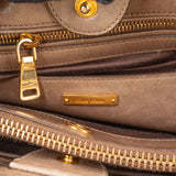Miu Miu Vitello Lux Leather Tote Handbag