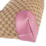 Gucci Monogram GG Heart Bit Tote Handbag - vintageandkickz