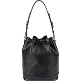 Louis Vuitton Noir Epi Leather Sac Noé Grande Shoulder Bag