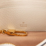 Gucci Monogram GG Supreme Canvas Web Stripe Ophidia Half-Moon Mini Shoulder Bag