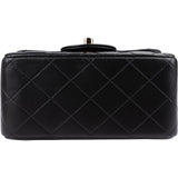 Chanel Quilted Lambskin Mini Square Single Flap Crossbody Bag