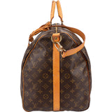 Louis Vuitton Monogram Canvas Keepall 60 Bandoulière Travel Bag