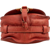 Chloé Grained Leather Small Marcie Saddle Crossbody Bag