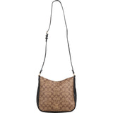 Coach Monogram Signature Canvas Ellie File Crossbody Bag