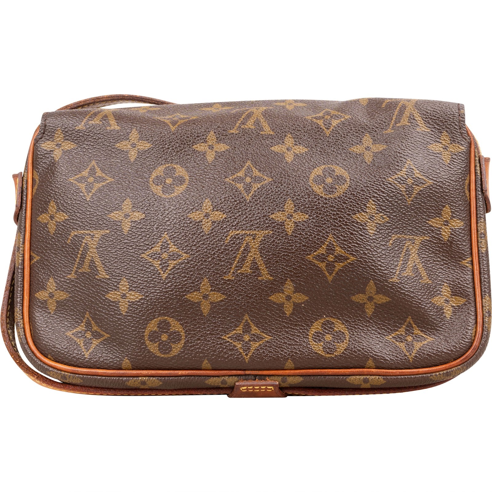 [🔄️B22 / F17] Louis Vuitton Monogram Canvas Pochette Saumur Crossbody Bag - vintageandkickz