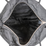 Prada Tessuto Leather Triangle Tote Shoulder Bag