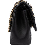 Chanel Quilted Lambskin Jumbo Double Flap Crossbody Bag