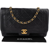 Chanel Quilted Lambskin 24K Gold Single Flap Crossbody Bag