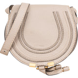 Chloé Grained Leather Marcie Saddle Small Crossbody Bag