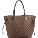 Louis Vuitton Monogram Damier Ebene Neverfull MM Shoulder Bag
