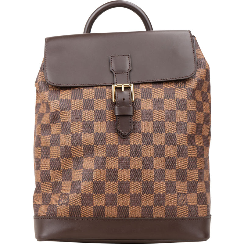 Louis Vuitton Monogram Damier Ebene Canvas Soho Centenaire Backpack