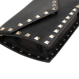 Valentino Garavani Leather Rockstud Envelope Wallet On Chain Crossbody Bag