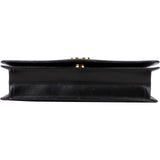 Chanel Noir Boxcalf CC Single Flap Shoulder Bag