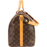 Louis Vuitton Monogram Canvas Keepall 50 Bandoulière Travel Bag