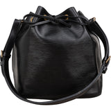 Louis Vuitton Noir Epi Leather Sac Noé Petit Shoulder Bag
