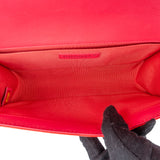 Chanel Quilted Patent Leather Boy Single Flap Crossbody Bag