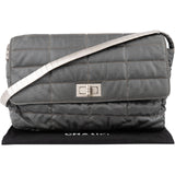 Chanel Limited Nylon Chocolate Bar Flap Shoulder Bag