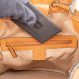 MCM Monogram Visetos Canvas Aren Bucket Drawstring Crossbody Bag