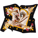 Hermès Plumes et Grelots Silk Carre 90 Scarf Tuch