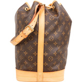Louis Vuitton Canvas Monogram Sac Noé Grande Shoulder Bag