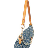 Louis Vuitton Monogram Denim Pleaty Shoulder Bag