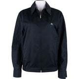 Burberry Navy Cotton Harrington Men Jacket (M)