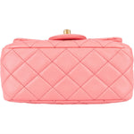 Chanel Quilted Lambskin Mini Rectangular Single Flap Adjustable Crossbody Bag - vintageandkickz