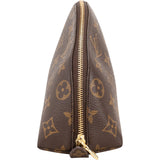 Louis Vuitton Monogram Canvas Trousse Demi-Ronde Pouch