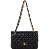 Chanel Quilted Lambskin Small Double Flap Shoulder Bag