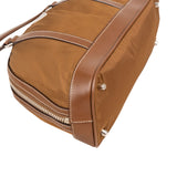 Prada Brown Tessuto Triangle Bauletto Small Handbag