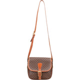 Celine Macadam Canvas Flap Crossbody Bag