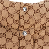 Gucci Monogram GG Canvas Nylon X The North Face Puffer Jacket (L)